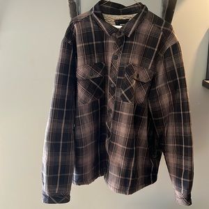 Dickies Sherpa Lined Flannel Shirt Jacket size XXL